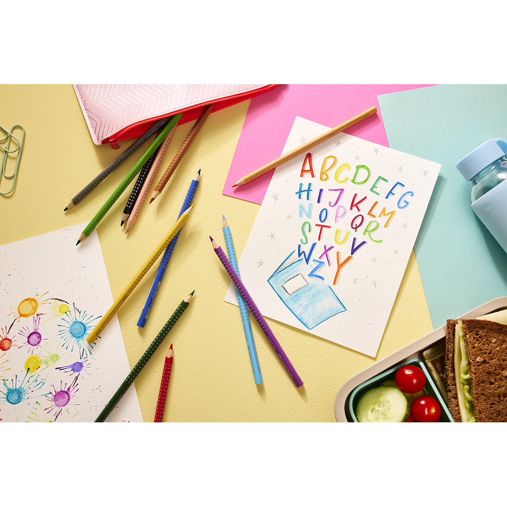 Faber-Castell, 12 stk Grip Akvarel farveblyanter