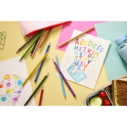 Faber-Castell, 12 stk Grip Akvarel farveblyanter