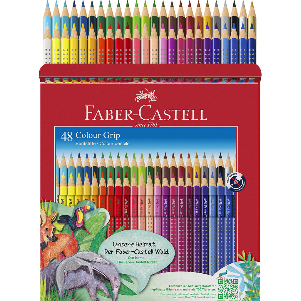 Faber-Castell 48 stk. Grip akvarel farveblyanter