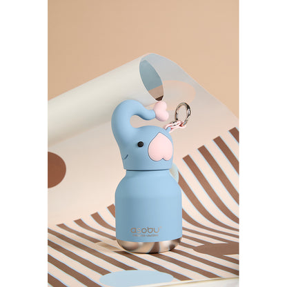 Asobu Bestie Mini termo drikkedunk m. nøglering, 200 ml. - Elefant