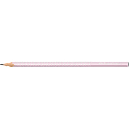 Faber-Castell Sparkle blyant m. glitter, Rose metallic