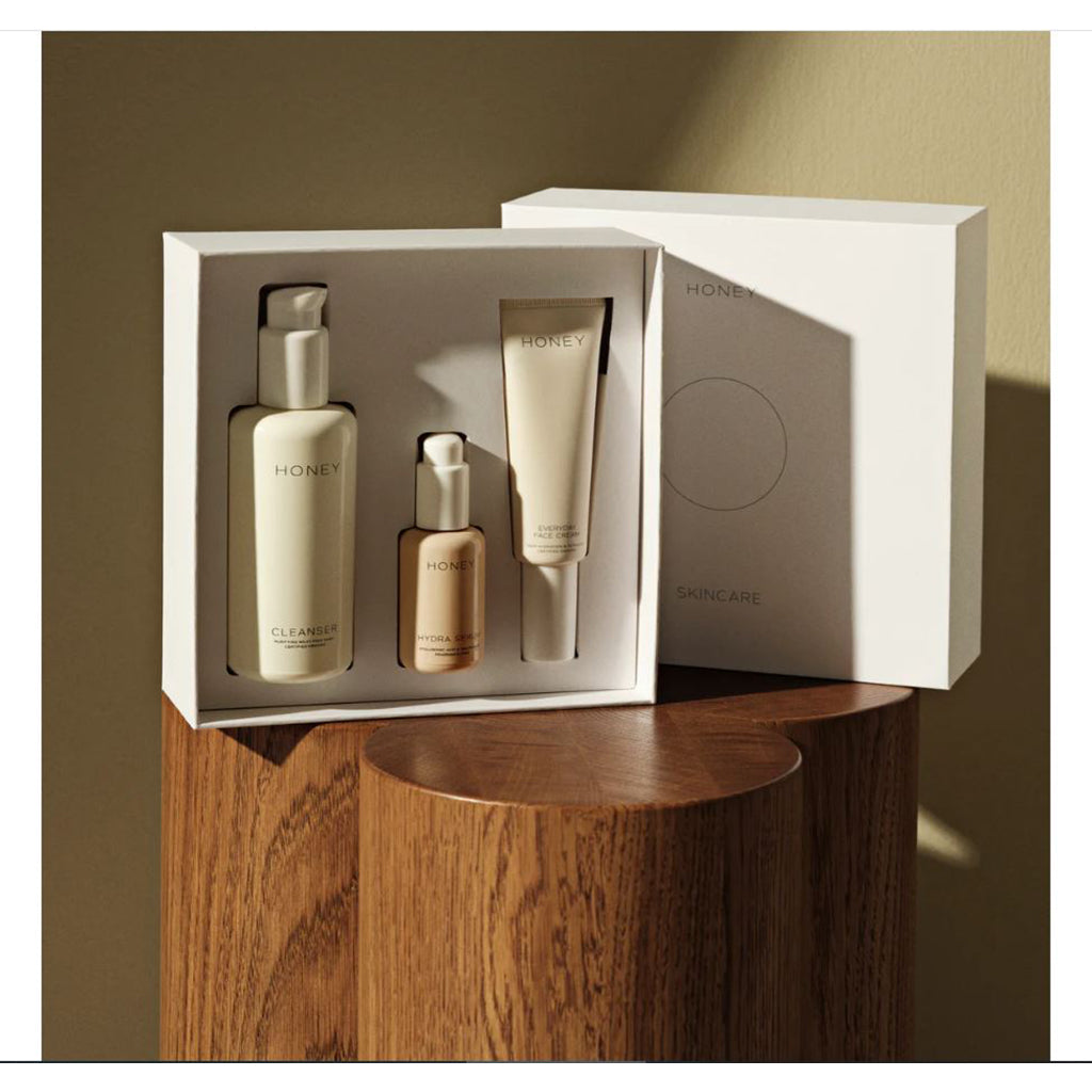 Honey Glow Trio gaveæske, Luksus til ansigtet