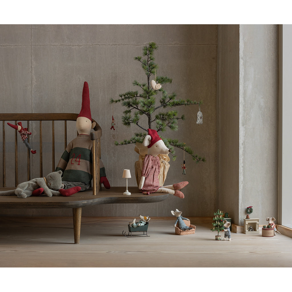 Maileg Nisse, Pixy str. 5, Pige - Strikket bluse