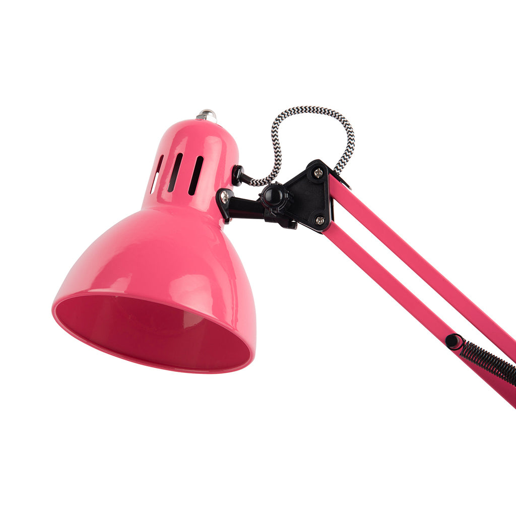 Leitmotiv Funky Hobby bordlampe i metal, Bright pink