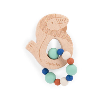 Moulin Roty rangle med bidering, Næsehornsfugl - La forêt Mawa