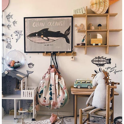 Studio Loco børneplakat, Clean ocean - 70 x 50 cm