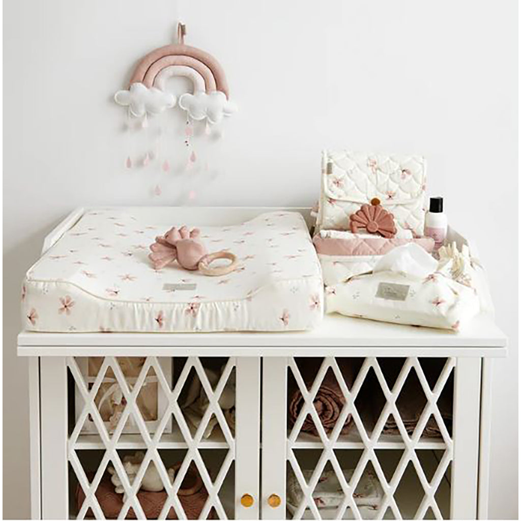 Cam Cam etui til vådservietter, Windflower creme