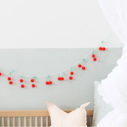 Meri Meri guirlander, Cherry - 2,1 meter