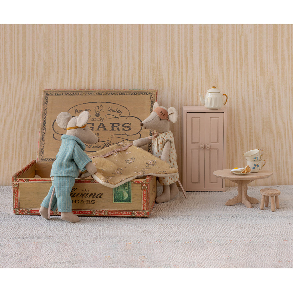 Maileg Mor og far mus i cigaræske