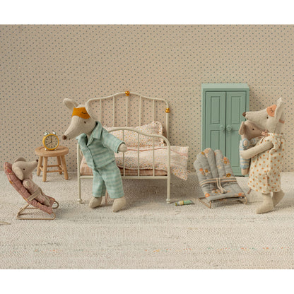 Maileg dukketøj til far mus, Pyjamas i mint/sand