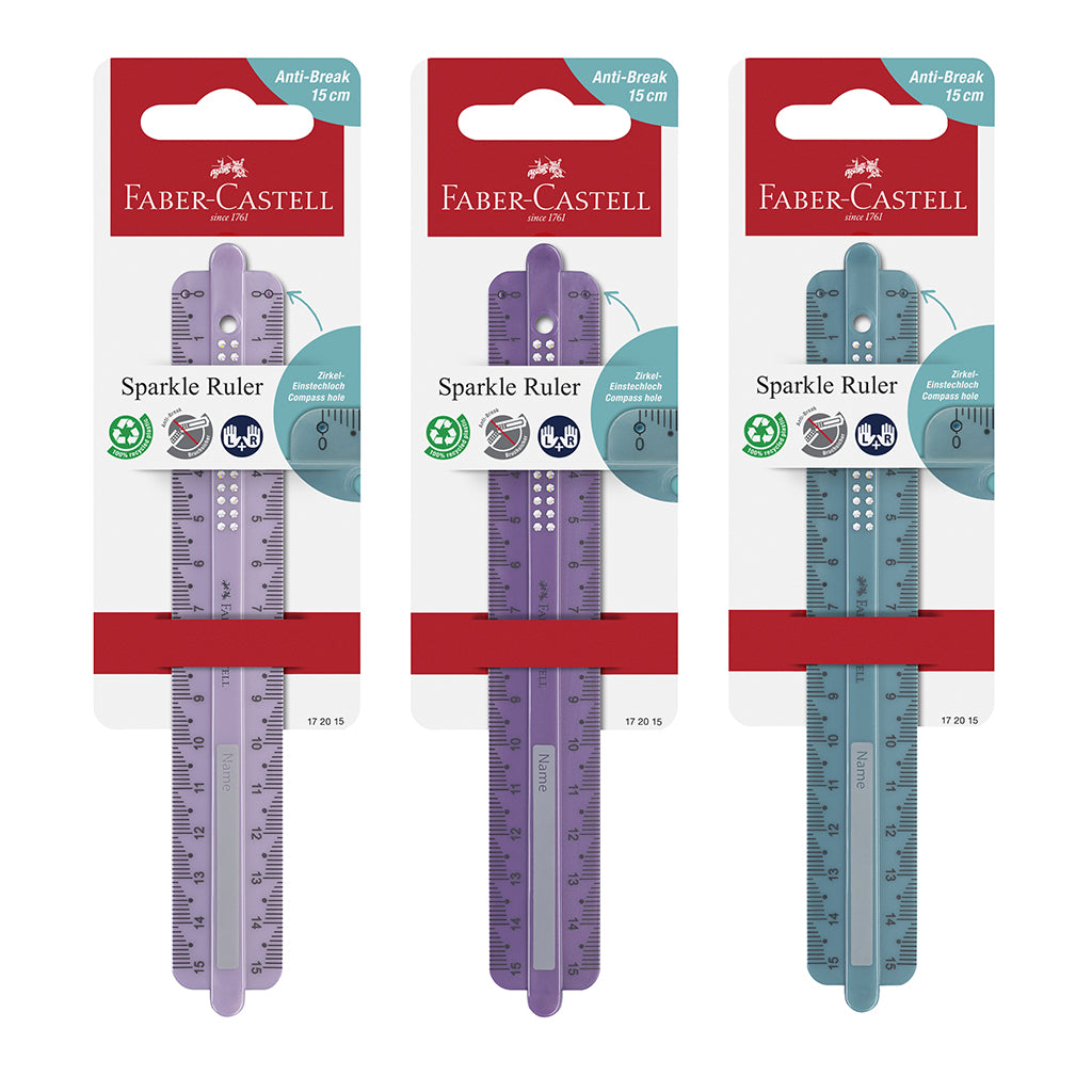 Faber-Castel Lineal 15 cm, flere varianter
