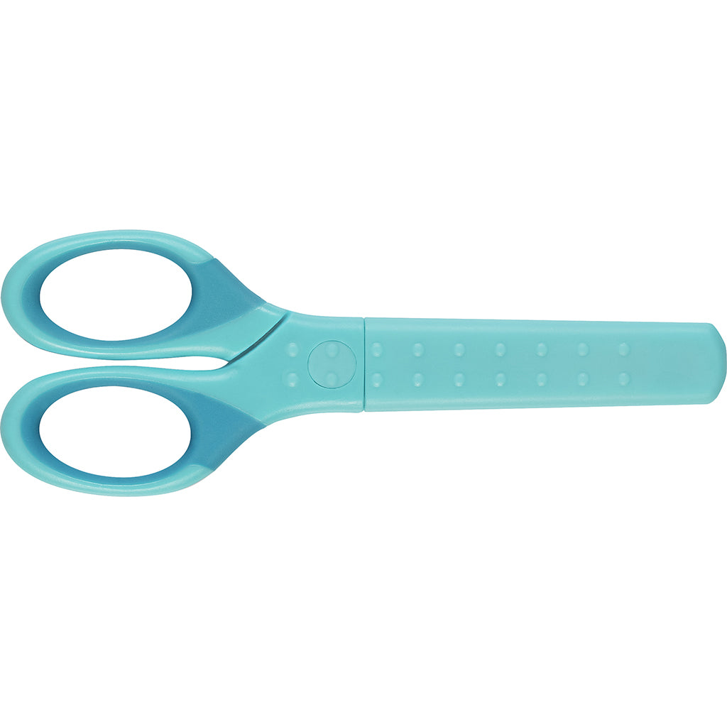 Faber-Castell børnesaks m. til højre og ventre hånd incl etui - turkis
