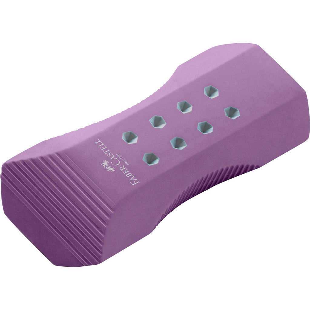 Faber-Castell viskelæder m glimmer, 3 ass. farver