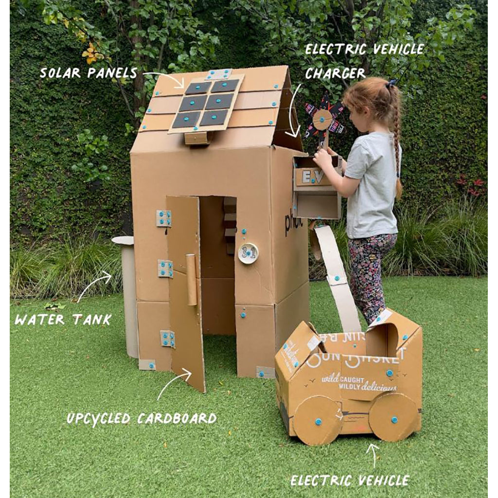 Makedo Spin Hinge, Hængsler til byg-selv i pap - 6 stk.