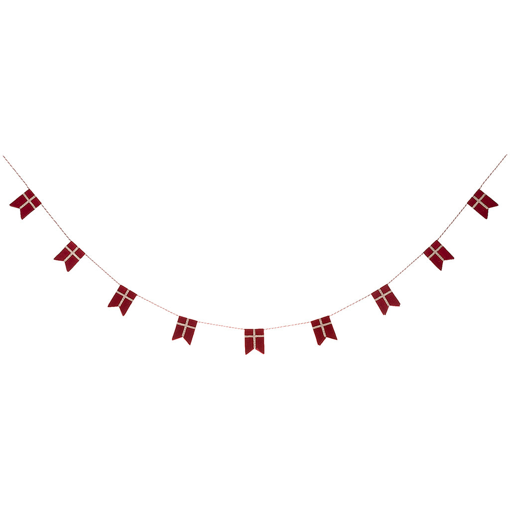 Maileg flag guirlande, Dannebrog