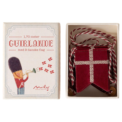 Maileg flag guirlande, Dannebrog