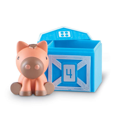 Lær om tal og farver - Aktivitetssæt m. bondegårdsdyr