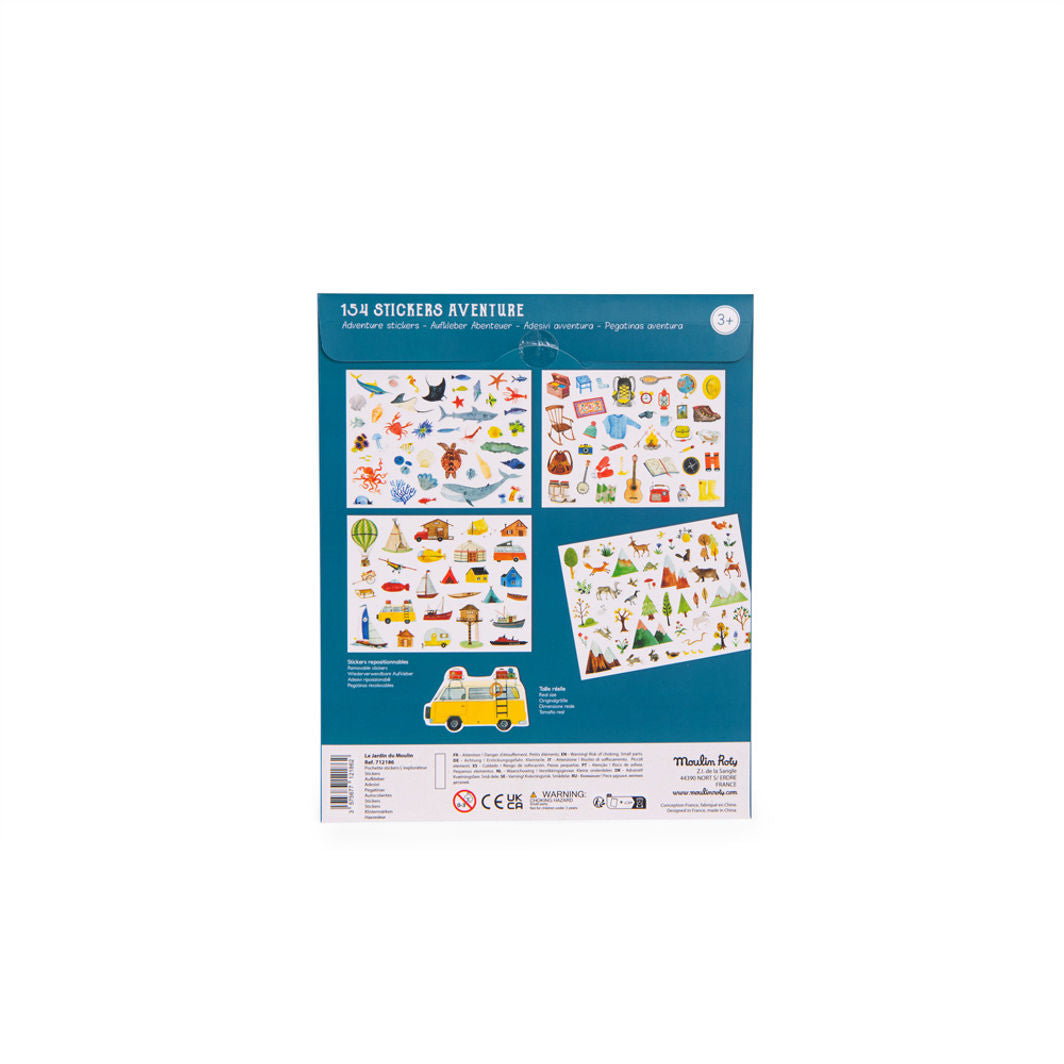 Moulin Roty - Klistermærker 133 stk - Explorer