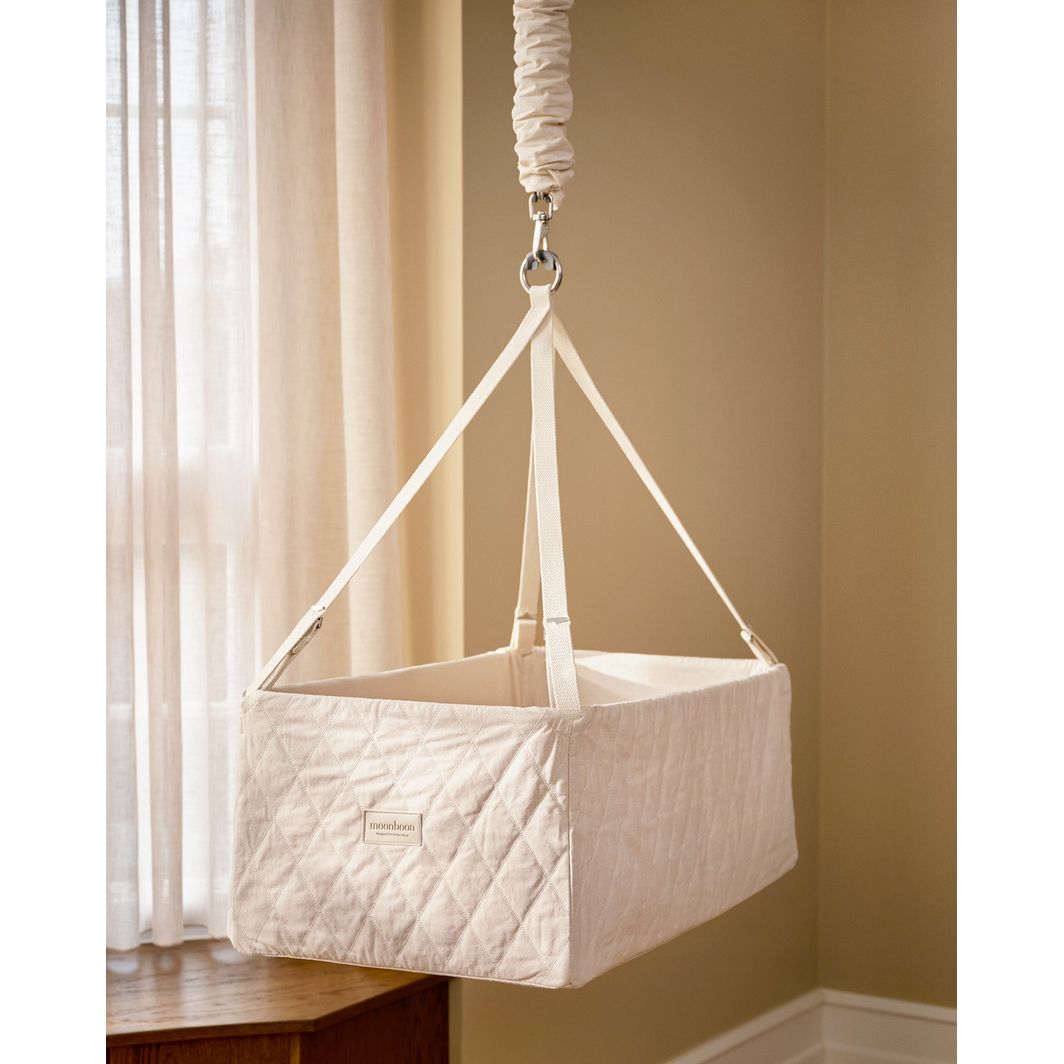 Moonboon Vugge m skummadras 40 x 80 cm, Nature