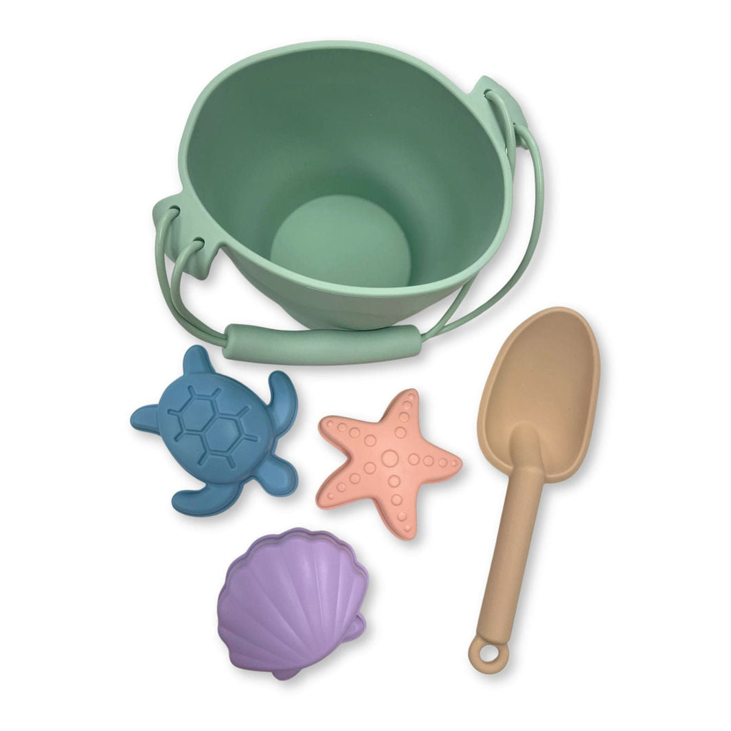 Swim Essentials, Sandsæt 5 dele silikone - Pure Tones Pastel