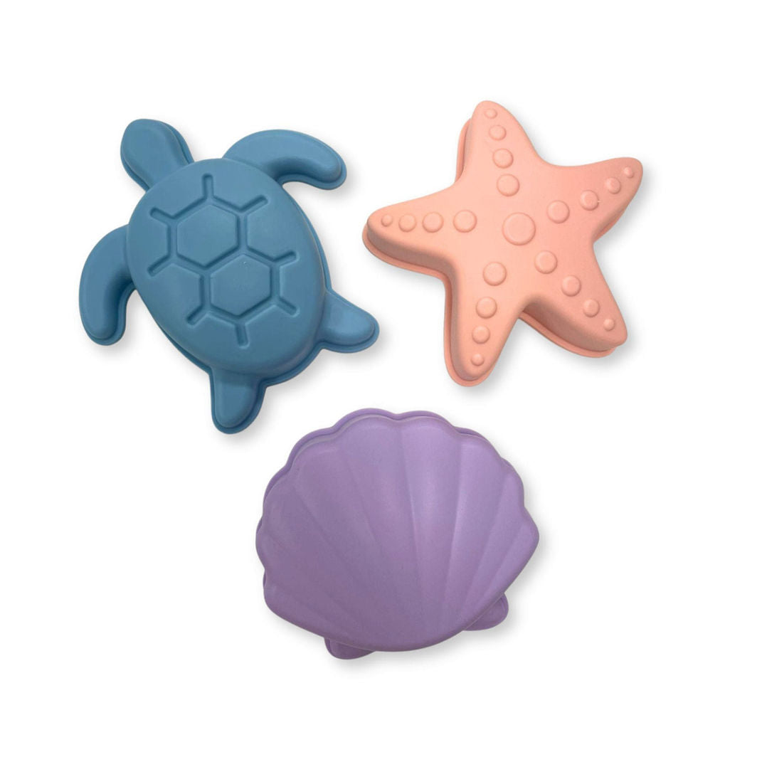 Swim Essentials, Sandsæt 5 dele silikone - Pure Tones Pastel