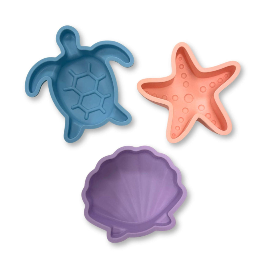 Swim Essentials, Sandsæt 5 dele silikone - Pure Tones Pastel