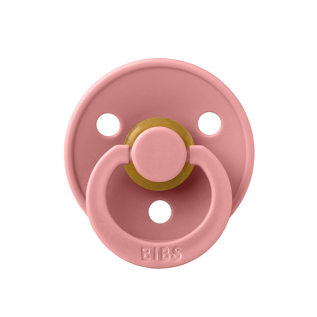 Bibs sut i naturgummi, str. 2 -  Dusty Pink