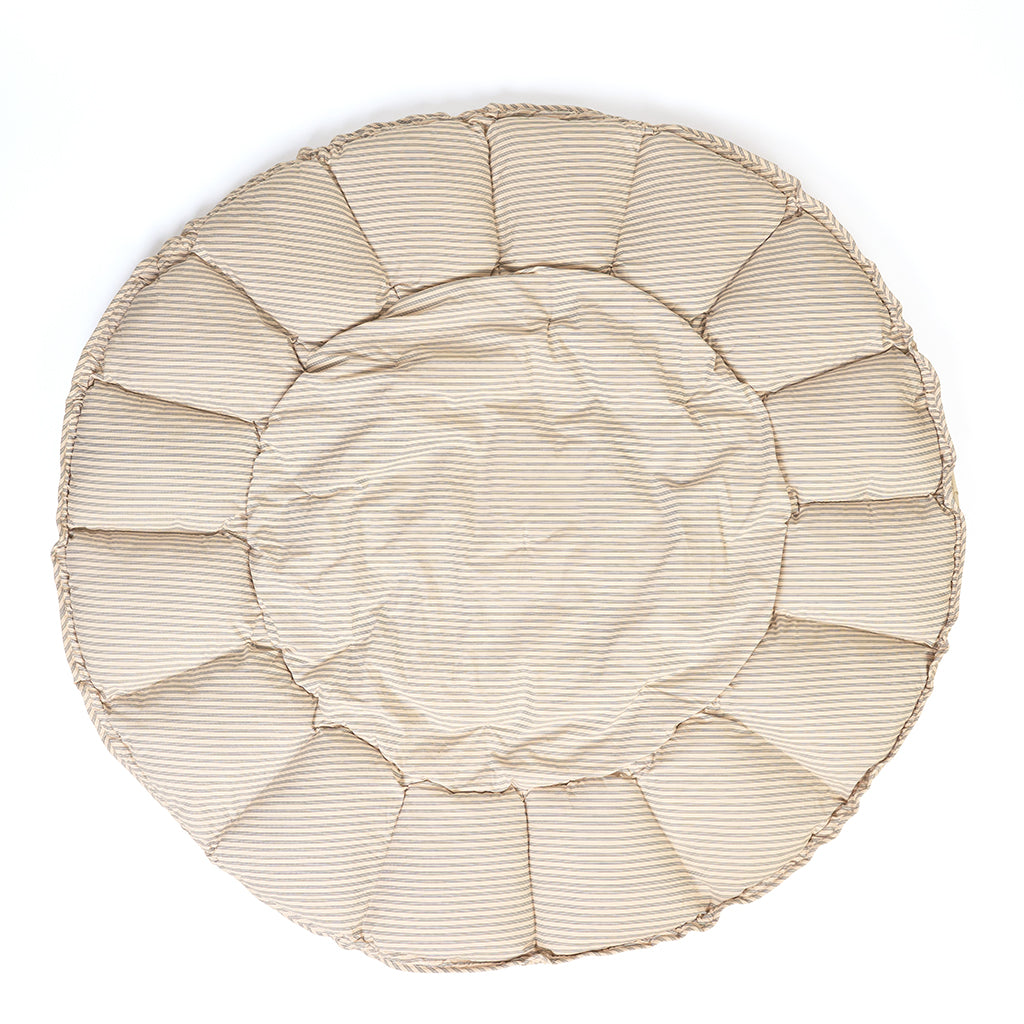 Play&amp;Go Bloom, Tre-i-én babytæppe, økologisk - Stripes blue