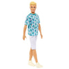 Barbie Kenn dukke, Fashionistas - Blå t-shirt med palmer