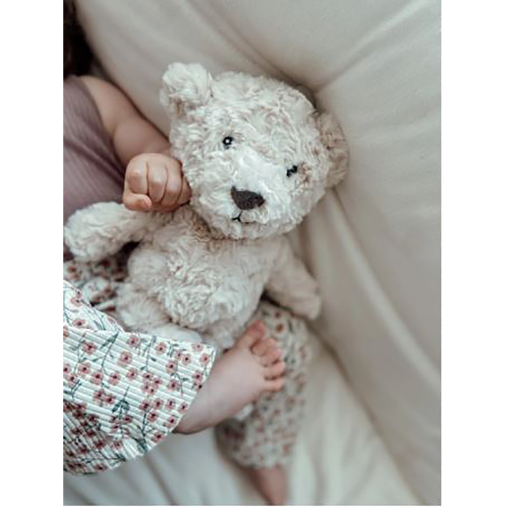 Flow Amsterdam Plys Natlampe m genopladeligt batteri, Lou bamse - Beige