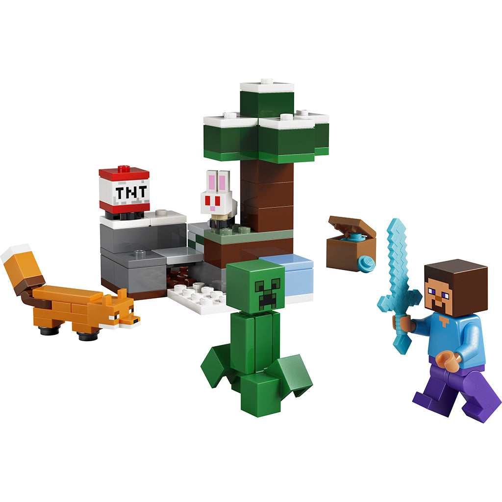 LEGO® Minecraft®, Steves tajga-eventyr
