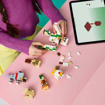 LEGO® Minecraft® Hønsejockey-ørkenangreb