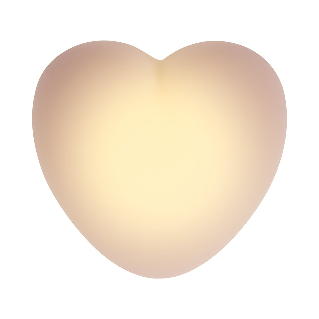 Flow Amsterdam Ruby hjerte natlampe, rosa