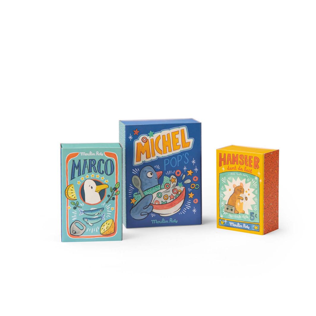 Moulin Roty Tøjdyr med rangle - Duen Michel