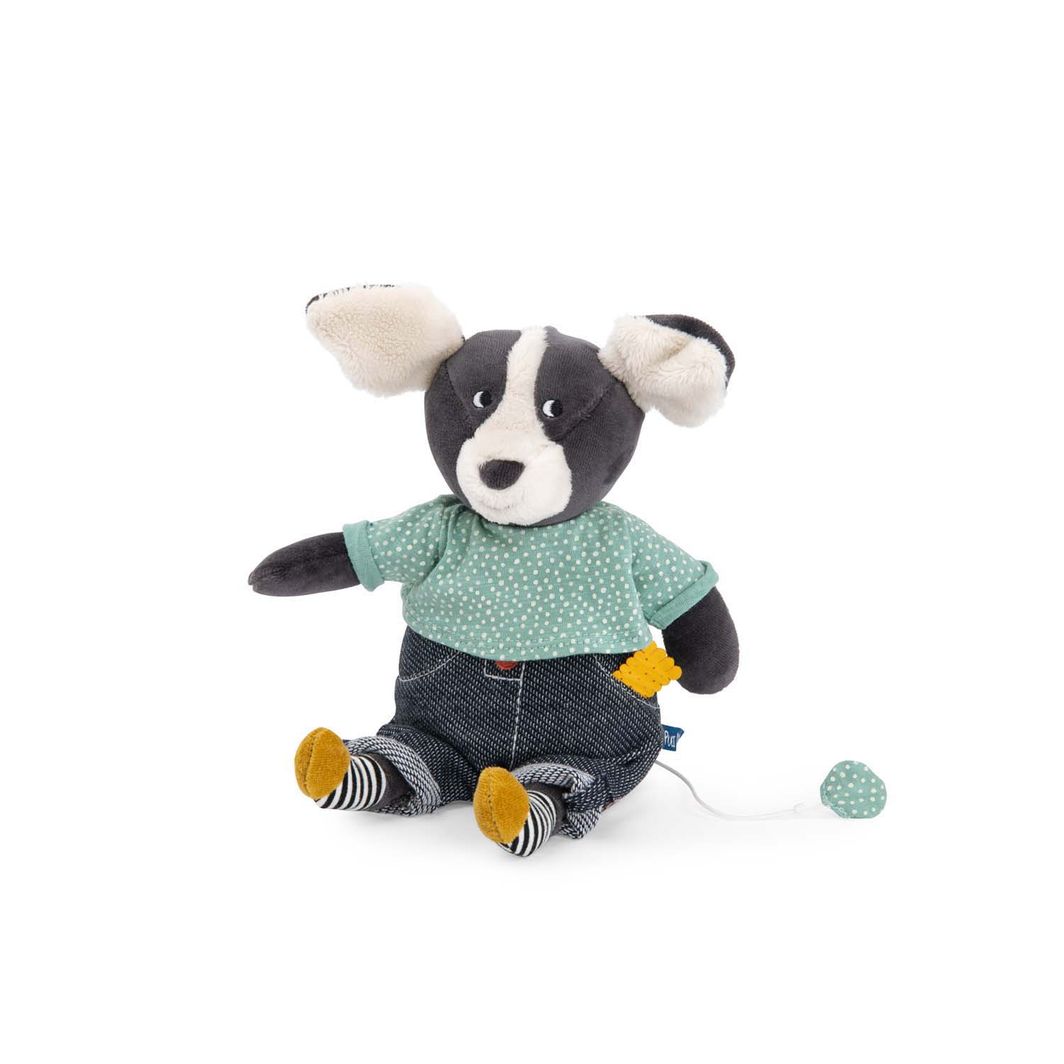 Moulin Roty Tøjdyr med musikoptræk, Hunden Puce