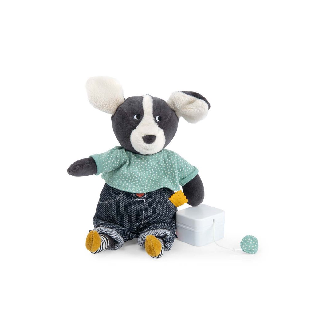 Moulin Roty Tøjdyr med musikoptræk, Hunden Puce