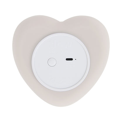 Flow Amsterdam Ruby hjerte natlampe, varm grå