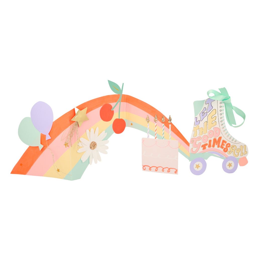 Meri Meri fødselsdagskort, Rulleskøjte