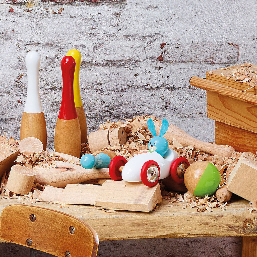 Vilac Bil med kaninen Raoul