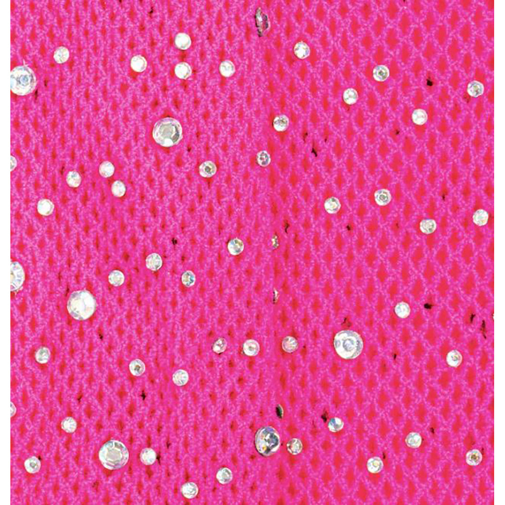Great Pretenders udklædningstøj, net-strømpebuks m rhinsten - pink