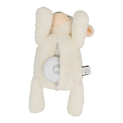 Flow Amsterdam Hjertelydsbamse m genopladeligt batteri, Rosie beige