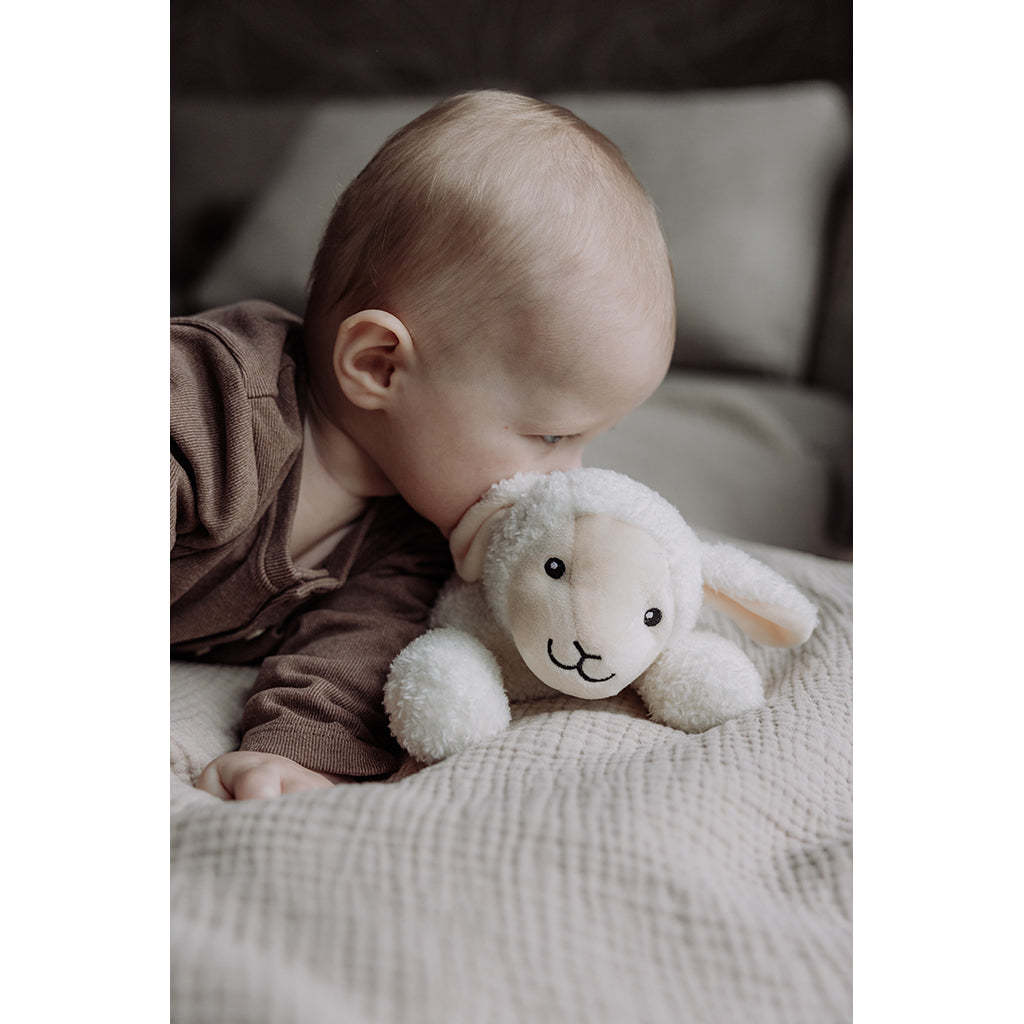 Flow Amsterdam Hjertelydsbamse m genopladeligt batteri, Rosie beige
