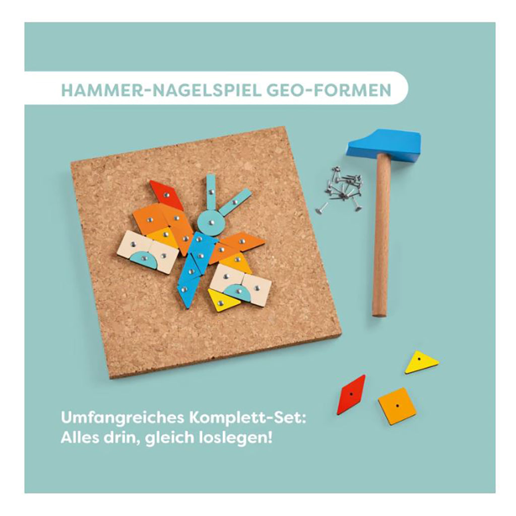 Haba Hammerbræt m søm, Geometriske former