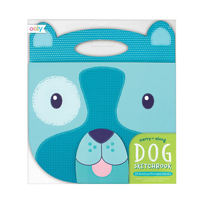 Ooly Skitseblok - Carry Along Hund 23x18 cm