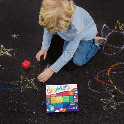 Ooly Gadekridt 12 stk - Chalk-O-Rama Block