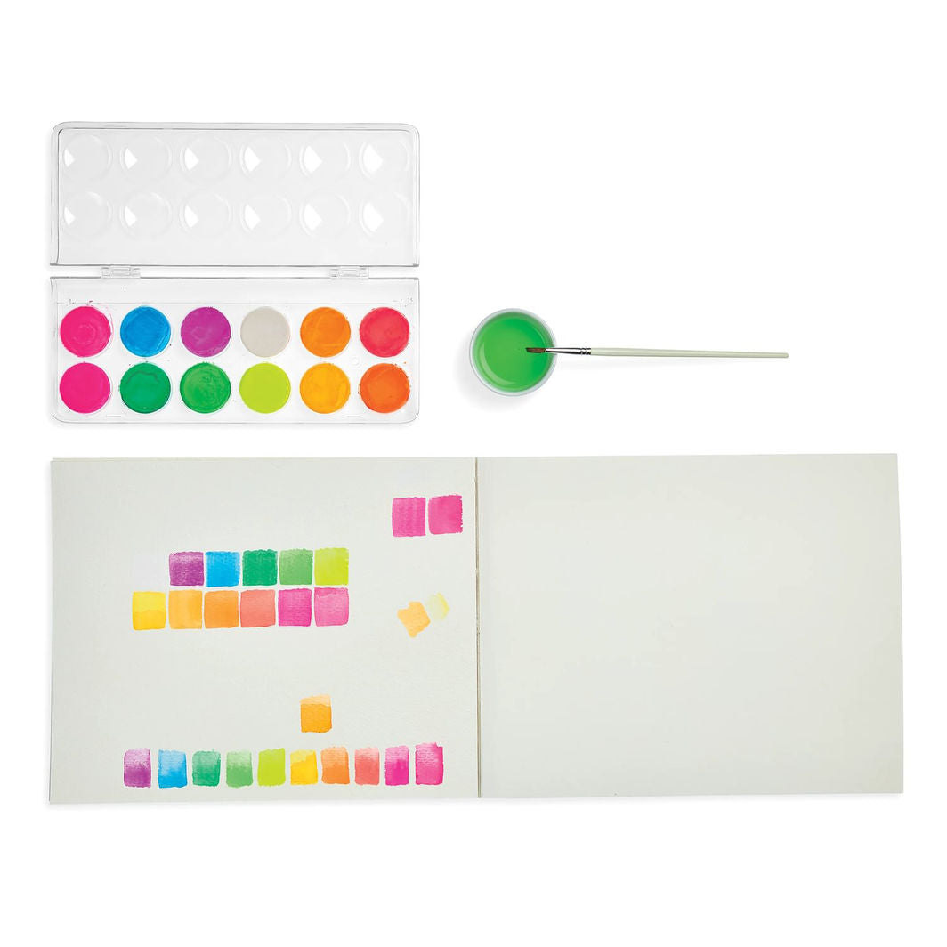 Ooly Vandfarve palette, Chroma Blends - Neon