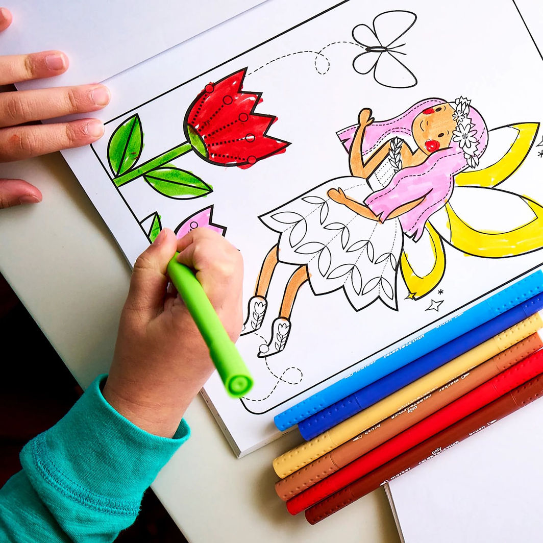 Ooly Tuscher 18 stk, Dobbeltsidet - Color Together