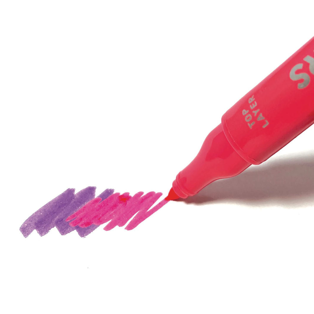 Ooly Tuscher 8 stk, Dobbeltsidet - Lag på lag