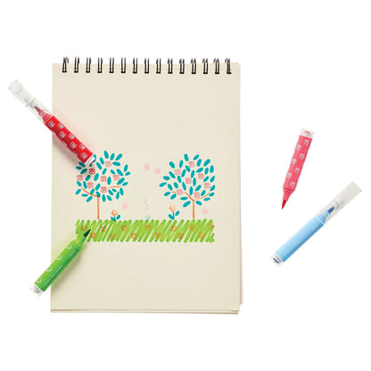 Ooly Penseltuscher med stempel 18 stk, Stampables