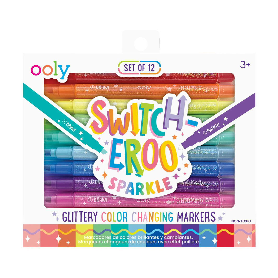 
Ooly Trylletusser 12 stk, Switch-eroo Glitter
